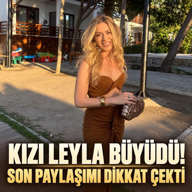 Sinem Kobal'dan kızı Leyla ile tatlı paylaşım!