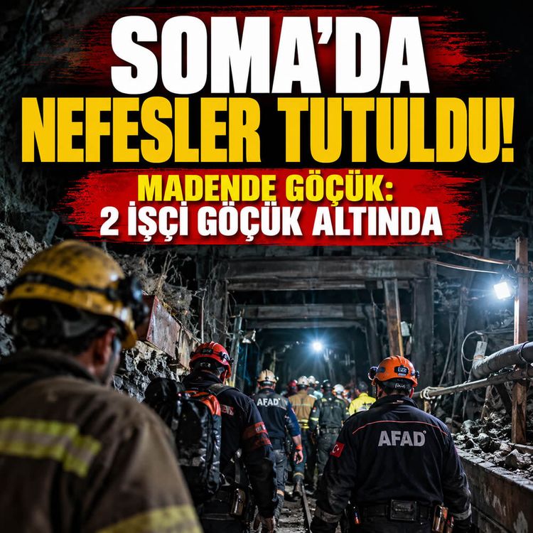 Soma’da göçük: Bir işçi kurtarıldı, 2 işçi için umutlu bekleyiş