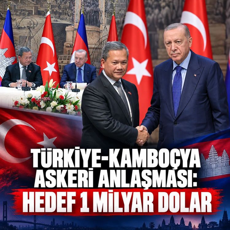 Türkiye-Kamboçya askeri anlaşması: Hedef 1 milyar dolar