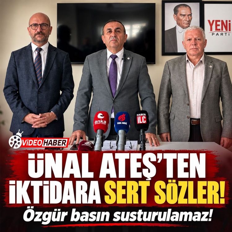 Ünal Ateş’ten iktidara sert sözler: Özgür basın susturulamaz!