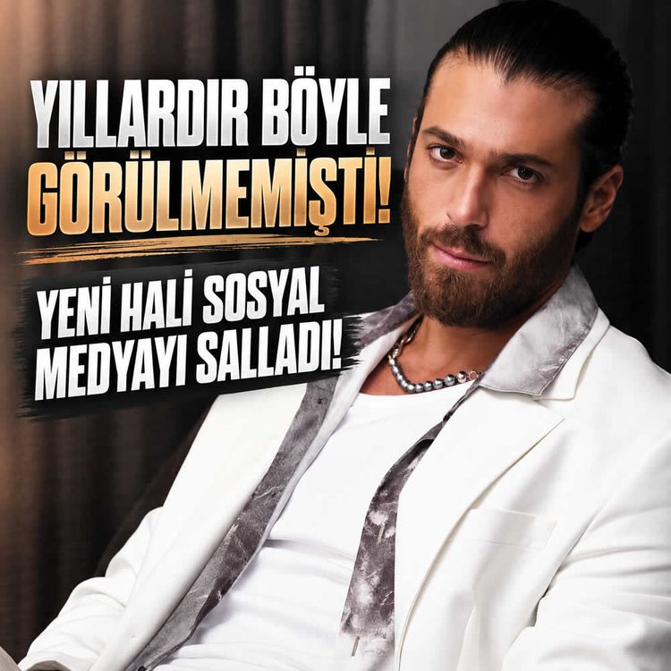 Ünlü oyuncu Can Yaman değişimiyle sosyal medyayı salladı