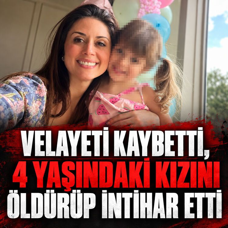 Velayet kararı katliamla bitti: Cani anne, 4 yaşındaki kızını vurup intihar etti