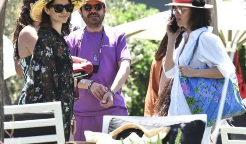 Beren Saat ve Kenan Doğulu çifti, Bodrum&#039;a damga vurdu!
