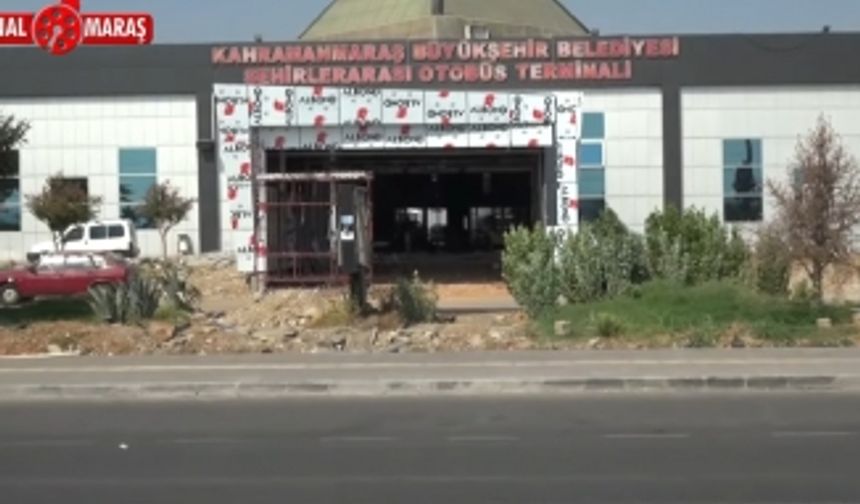 Kahramanmaraş Otogarı'nda tadilat çilesi