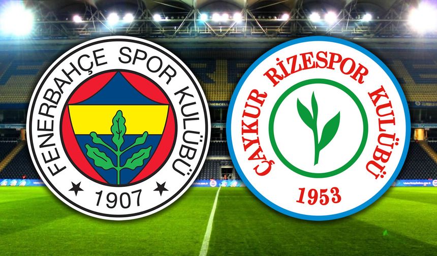Fenerbahçe Çaykur Rizespor maçı özeti golleri izle beIN Sports YouTube özet izle