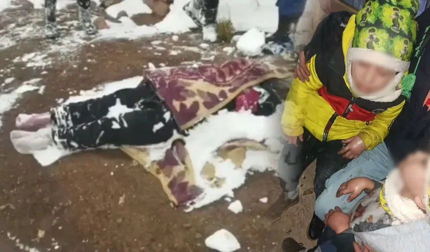 Yürekleri sızlatan olay: Çocuklarını soğuktan korumaya çalışan anne donarak öldü