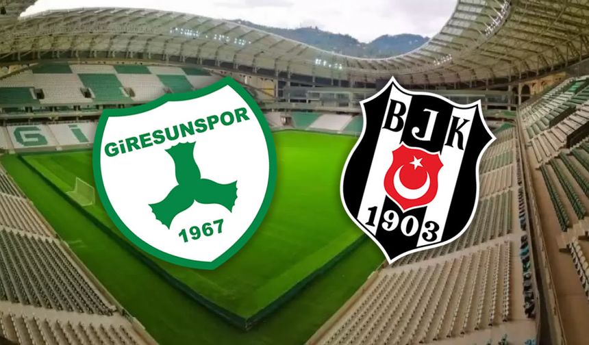 Giresunspor Beşiktaş (CANLI iZLE) Justin Tv Bein Sports HD Selçuk Sports HD Taraftarium24 Giresun BJK canlı maç izle