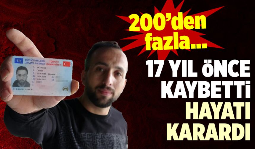 Trabzon'da kimliğini kaybeden adamın başına gelmeyen kalmadı