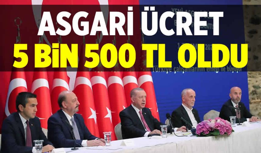 Cumhurbaşkanı Erdoğan asgari ücrette ara zam kararını açıkladı