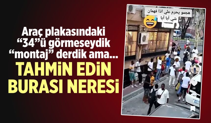 Çeken Arap, oynayan Afrikalı: İstanbul'da yabancı uyruklular semti kamerada!