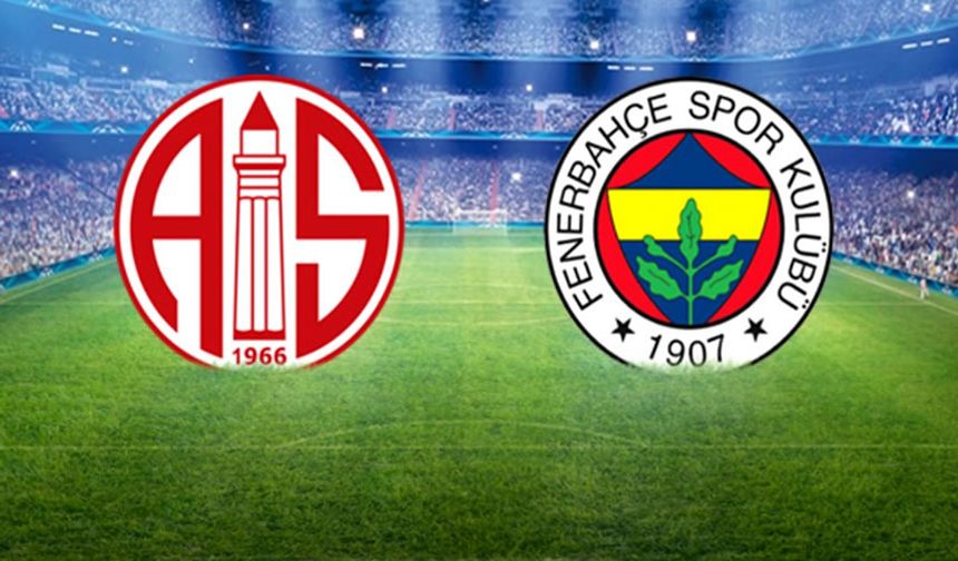 Antalyaspor Fenerbahçe (CANLI iZLE) Justin Tv Bein Sports HD Selçuk Sports HD Taraftarium24 ANT FB canlı maç izle