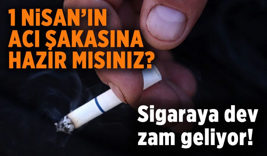 Özgür Aybaş'ın yaptığı açıklamaya göre, sigaraya önemli bir zam bekleniyor