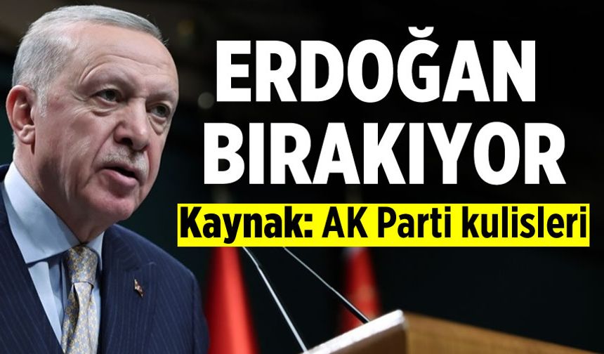 Olay yaratan iddia: 'Cumhurbaşkanı Erdoğan AK Parti Genel Başkanlığını bırakabilir'