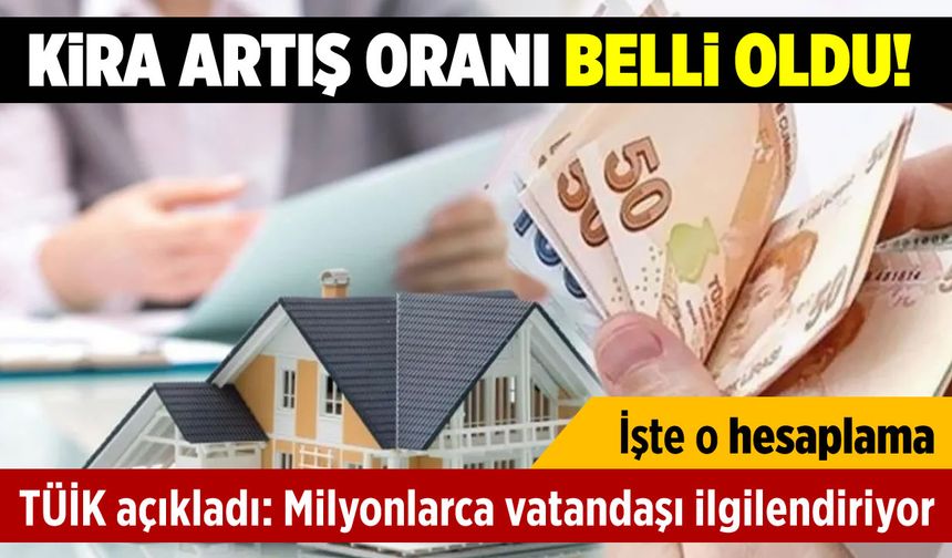 Ekim ayı kira artış oranı belli oldu! Kira artışı yüzde kaç? İşte o hesaplama...