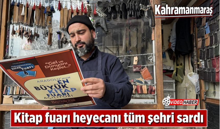 Kitap fuarı heyecanı tüm şehri sardı