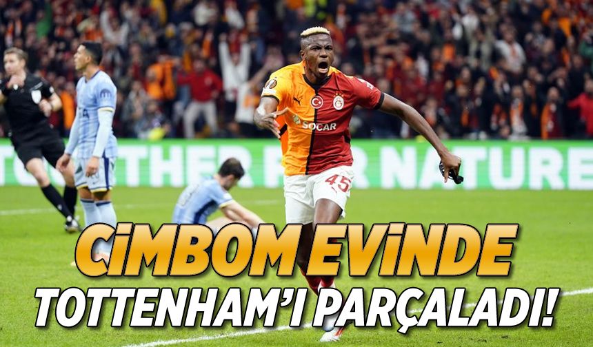 Galatasaray kendi evinde Tottenham'ı parçaladı