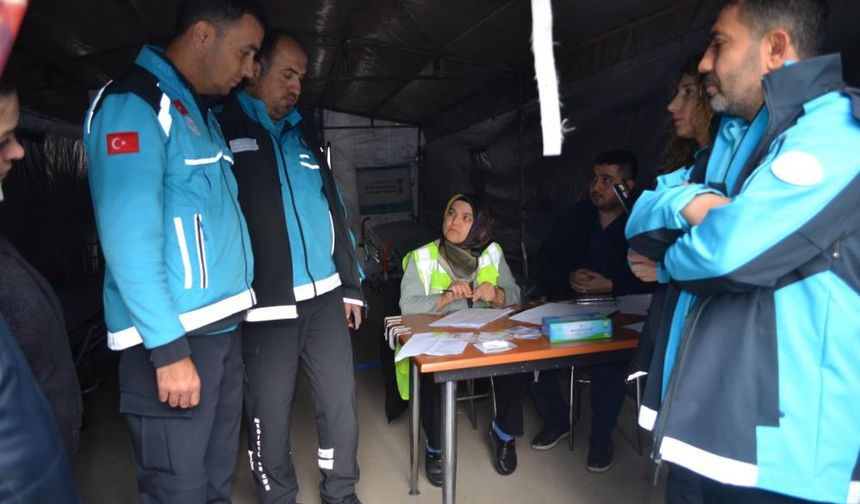 Kahramanmaraş Sular Akademi Hastanesi'nde deprem tatbikatı