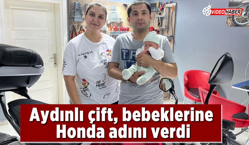 15 gün önce dünyaya gelen bebeklerine Honda adını verdi