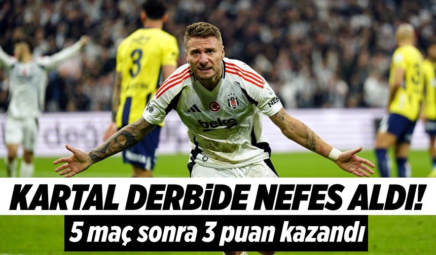 Kartal derbide nefes aldı! 5 maç sonra 3 puan kazandı