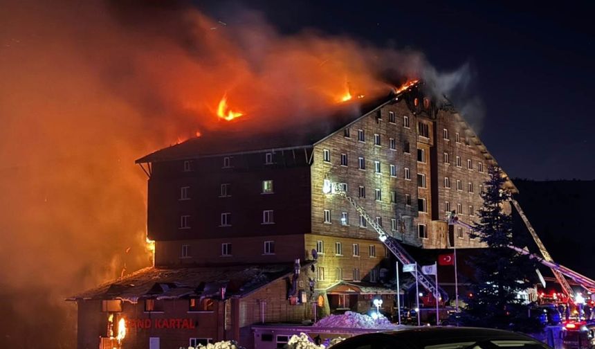 Yangının çıktığı Grand Kartal Otel'in itfaiye raporu ortaya çıktı