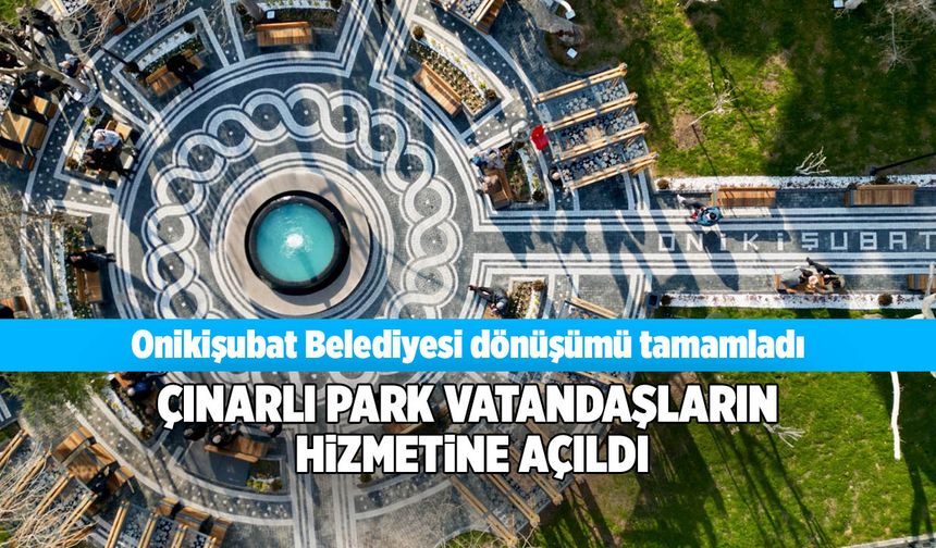 Başkan Toptaş, Dönüşümü Tamamlanan Çınarlı Bahçe Parkı’nda Vatandaşlarla Buluştu