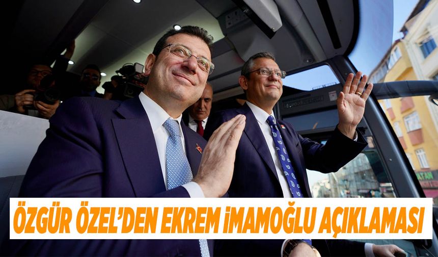 Özgür Özel: "Ekrem Başkan Gözaltındayken Bize Uyku Yok, Durmak Yok"