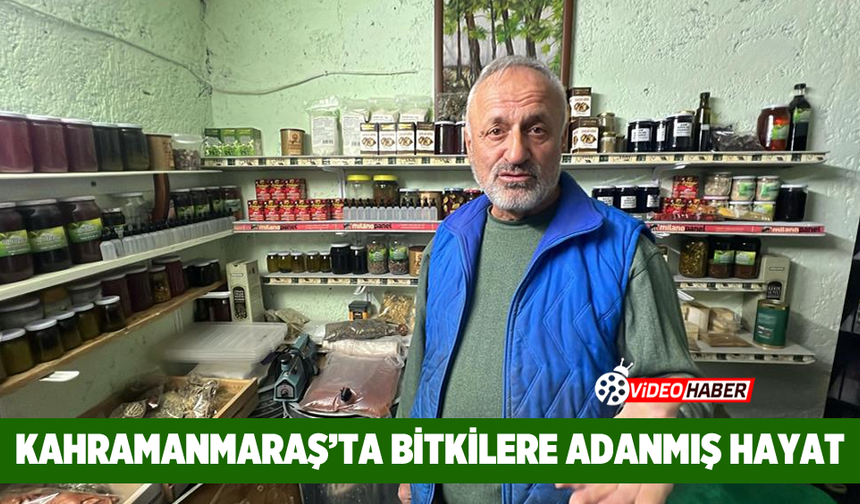 Kahramanmaraş'ta bitkilere adanmış hayat