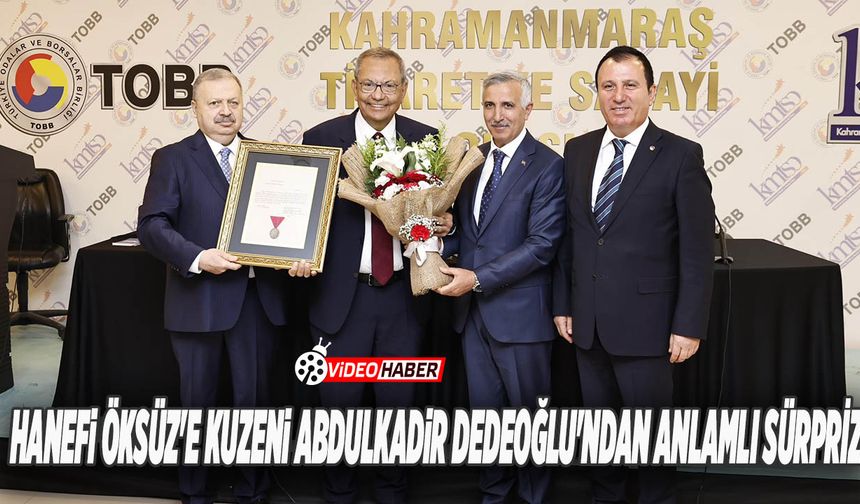 Hanefi Öksüz'e Kuzeni Abdulkadir Dedeoğlu'ndan Anlamlı Sürpriz