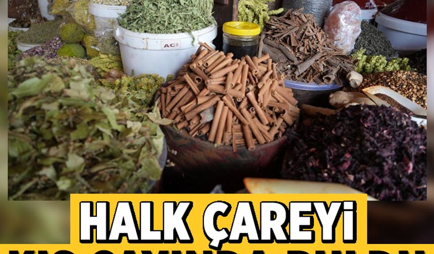 Halk çareyi kış çayında buldu: Kapalı çarşı’da şifa kuyruğu