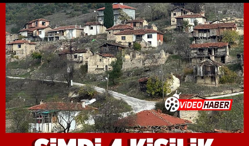 450 yıllık köy çöktü: Şimdi 4 kişilik hayalet mahalle...