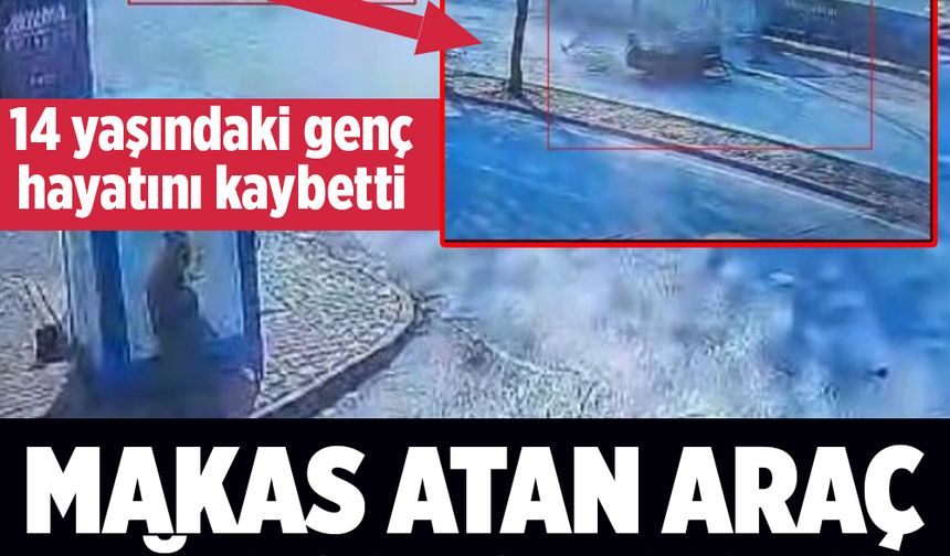 Makas atan otomobil ağaca çarpıp takla attı: 1 ölü