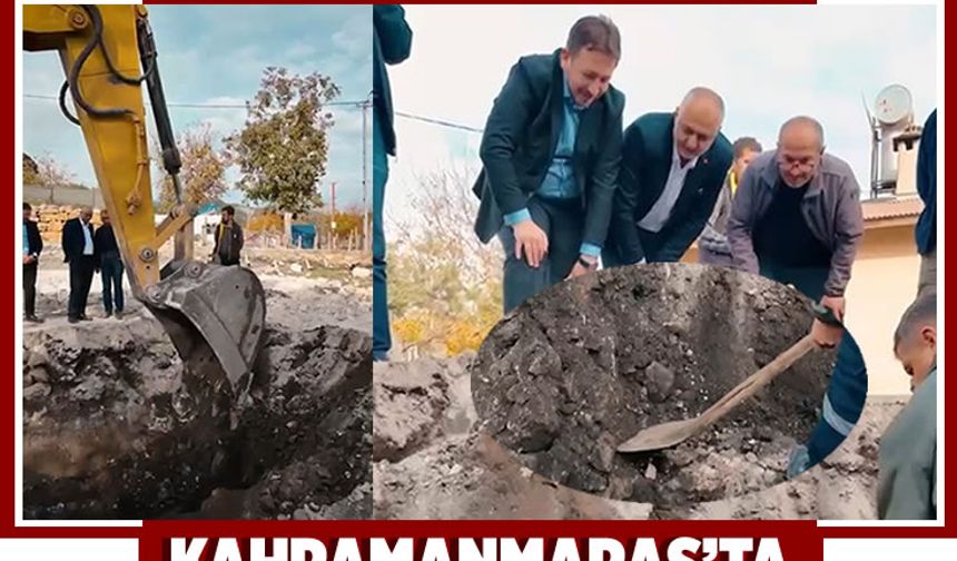 Kahramanmaraş'ta skandal görüntüler! Mozaik araması mı, harabe çalışması mı?