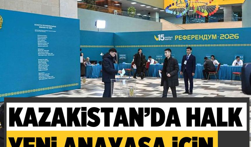 Kazakistan'da halk, yeni anayasa için sandık başında