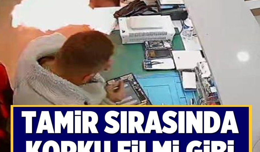 Tamir sırasında korku filmi gibi anlar yaşandı
