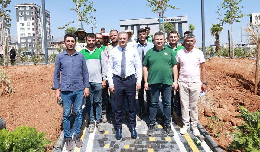 Hanifi Toptaş park projelerini yerinde inceledi
