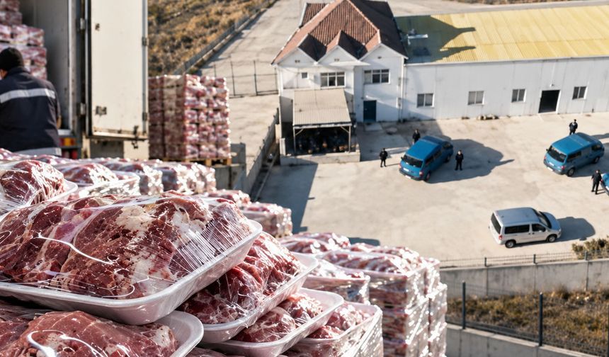 Ankara’da 104 ton et ele geçirildi: Değeri 48 milyon lirayı aşıyor