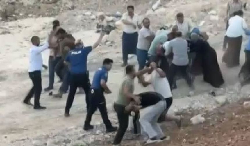 Gaziantep'te meydan kavgası: Taş ve sopalar kullanıldı