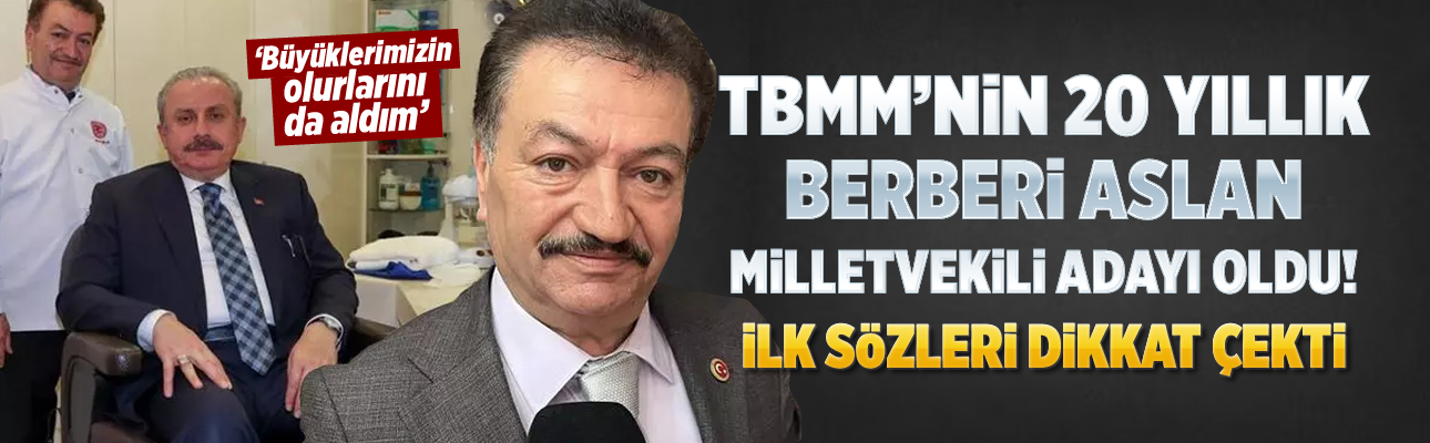 TBMM’nin 20 yıllık berberi AK Parti’den aday adayı oldu! İşte ilk sözleri…
