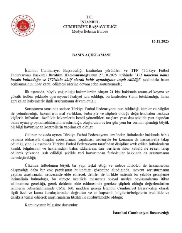 Bahis Operasyonu Sorustur (3)