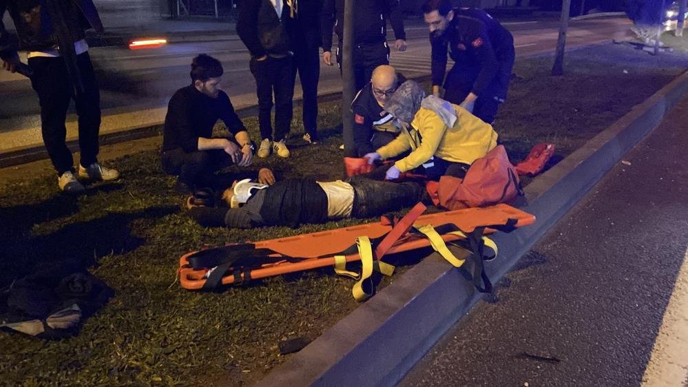 Mesajı okuyamadı kazayı yaşadı