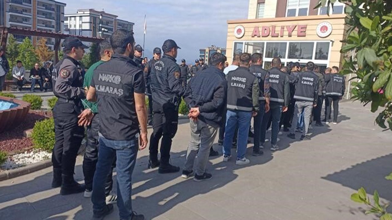 Kahramanmaraş’ta dev operasyon! 58 gözaltı, 45 tutuklama