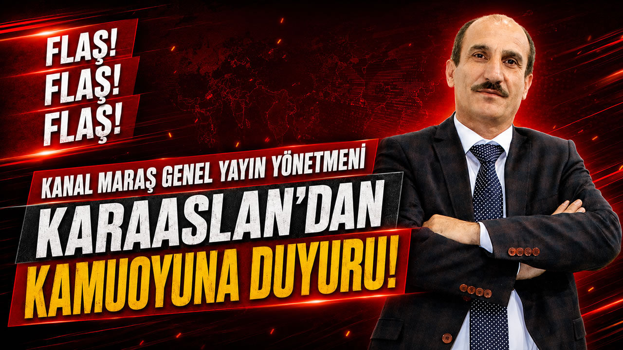 Genel Yayın Yönetmeni Karaaslan'dan kamuoyuna duyuru