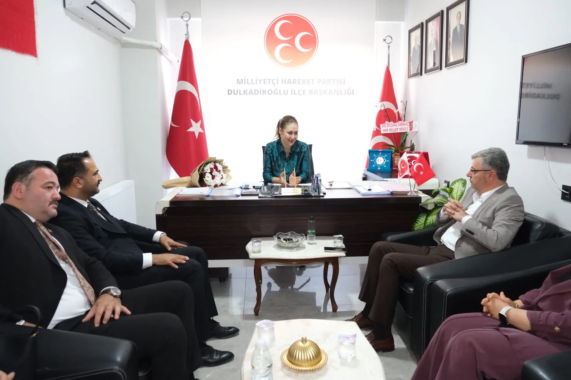Mhp Kahramanmaras Milletvekili Karakoctan Dulkadiroglu Teskilatina Ziyaret(5)