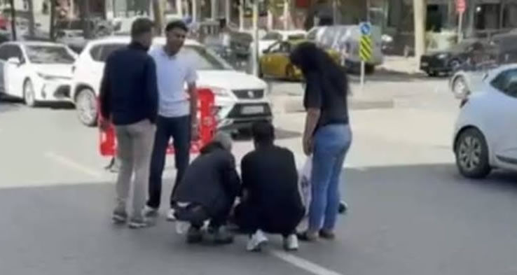 Kilis’te dehşet anları kamerada: Tekme tokat saldırdılar