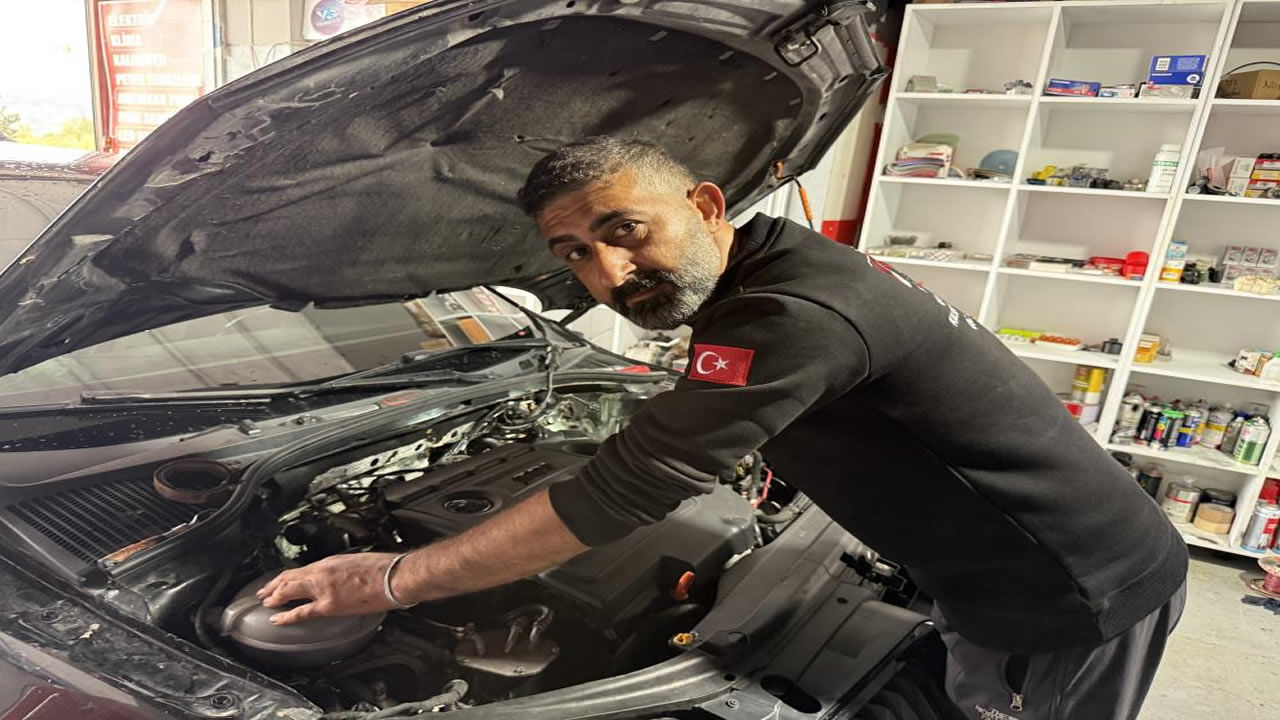 Şalgam suyunu motor suyu olarak kullandı, 40 km gitti