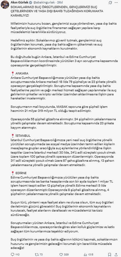 3 Ayri Sorusturmada 150 Gozalti 23 Sirkete Kayyim68