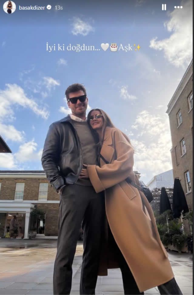 Basak Dizerden Kivanc Tatlituga Ask Dolu Kutlama563