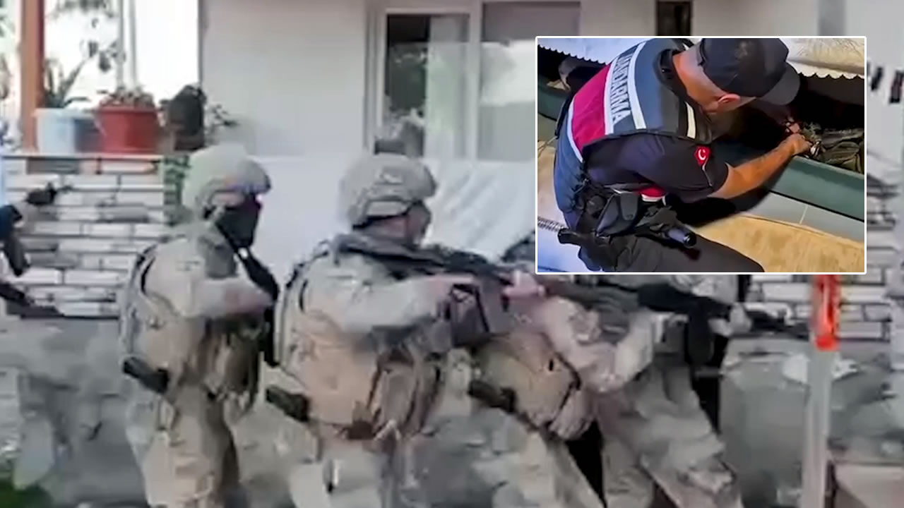 Kahramanmaraş'ta cephanelik gibi ev! Jandarmadan dev silah operasyonu: 3 tutuklama